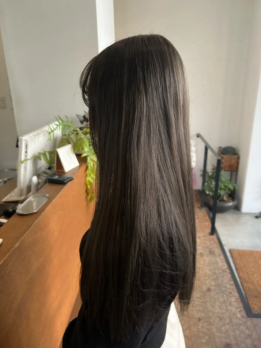 カラー ヘアカラー linna / 高槻 /透明感カラーのヘアスタイル