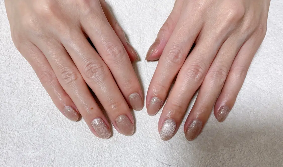 ネイル オーロラネイル フットネイル フレンチネイル ジェルネイル 韓国ネイル ハンドネイル mogunail &blowのネイルデザイン