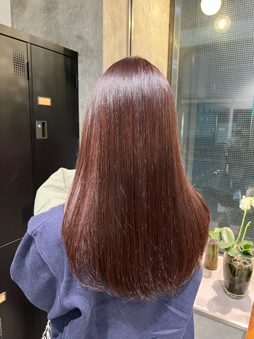 ロング カラー ヘアカラー トリートメント 🌞レイヤー×カラー 前川那津美🌞のヘアスタイル