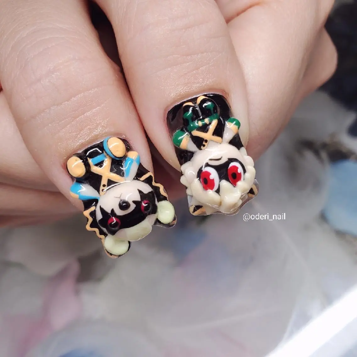 ネイル アートネイル ジェルネイル おで@ oderi_nailのネイルデザイン