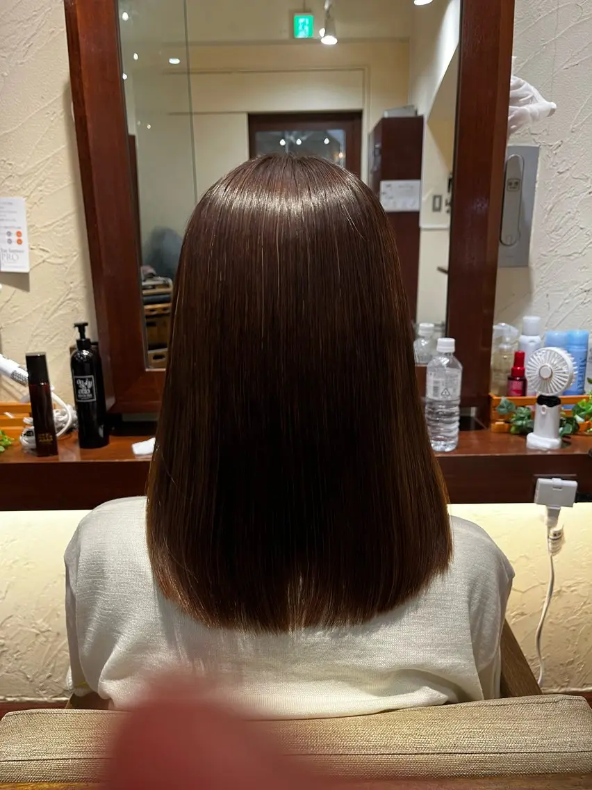 ロング カット ヘアカラー 縮毛矯正 ✂️髪質改善 kane✂️のヘアスタイル