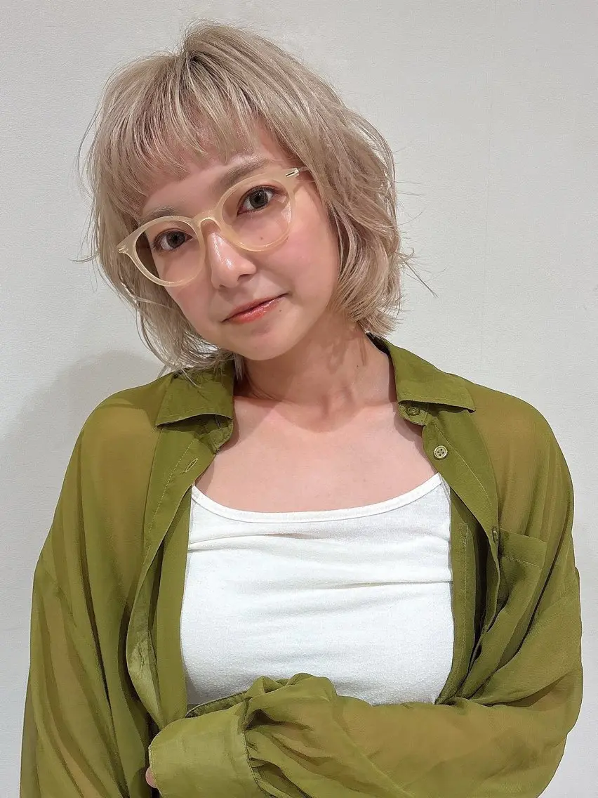 ショート 🦋透明感カラー / 森脇 大登のヘアスタイル