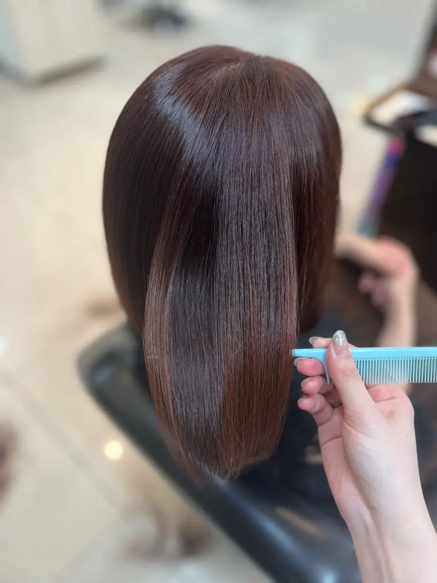 ショート カラー ブラウンカラー ピンクカラー ピンクブラウン トリートメント カット ヘアカラー 🍒 SANA🍒のヘアスタイル
