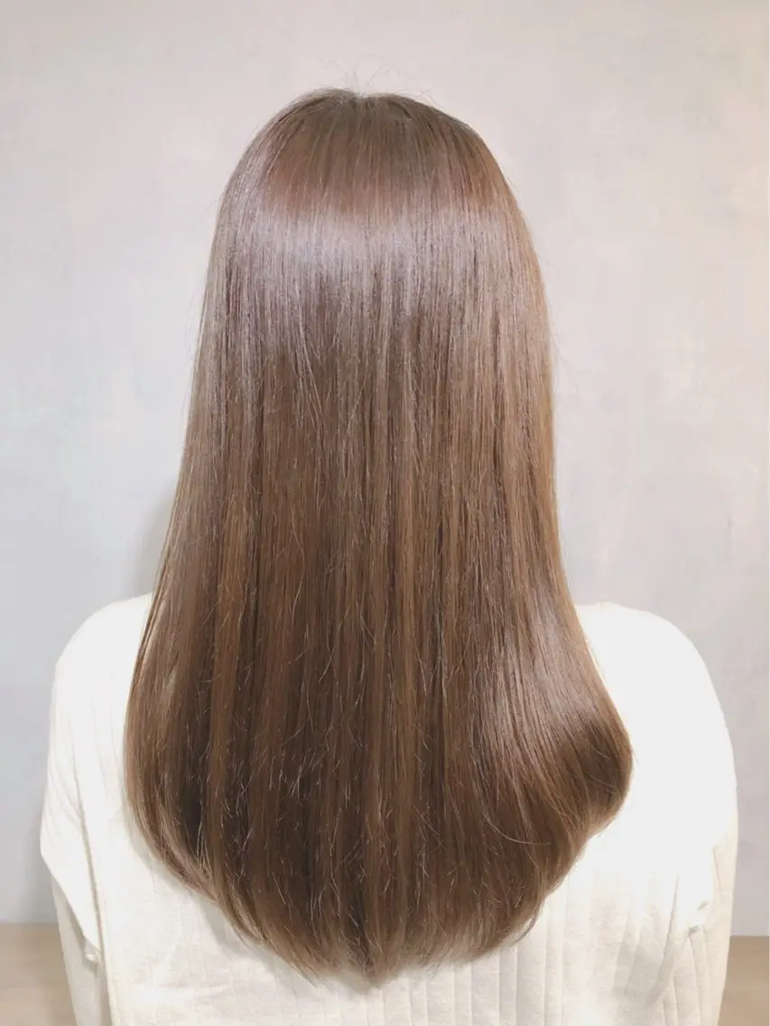 ロング カラー ブラウンカラー ナチュラルブラウン カット ヘアカラー トリートメント ブリーチなしWカラー メンズカット✨ワタベのヘアスタイル