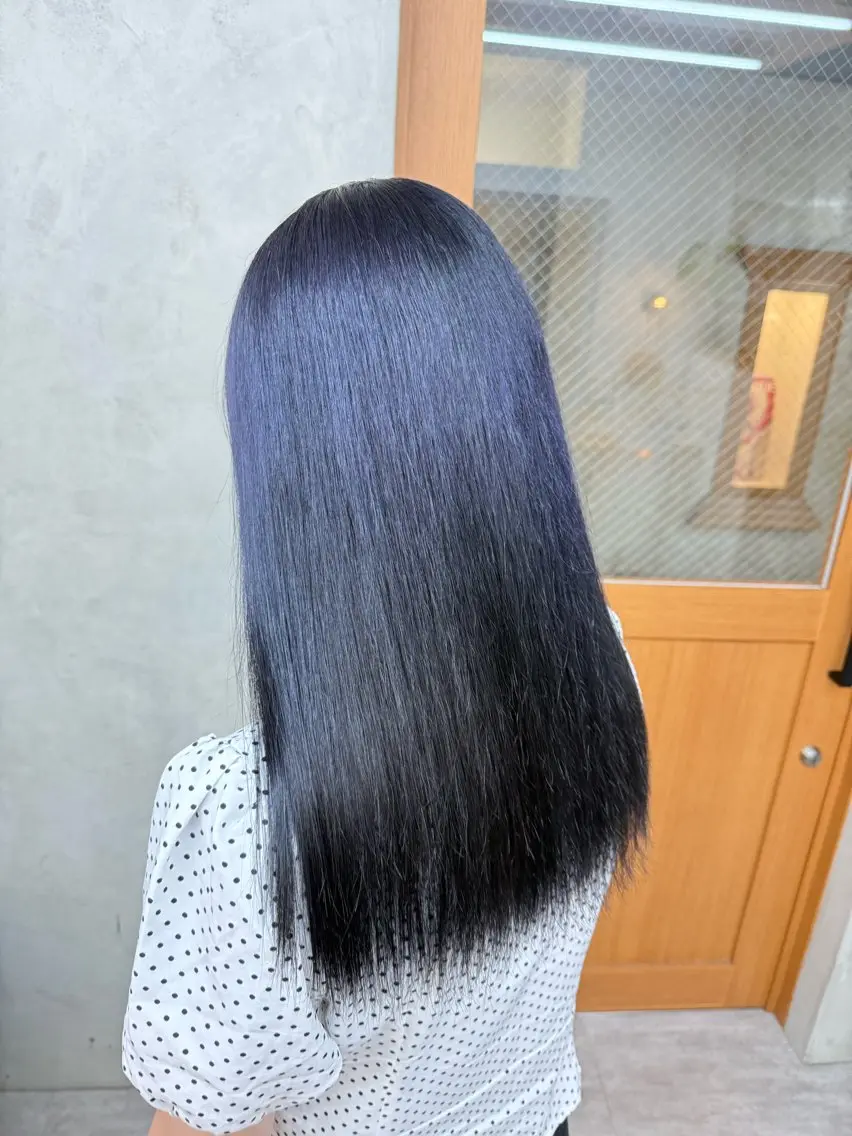セミロング カラー 佐古 遼太のヘアスタイル
