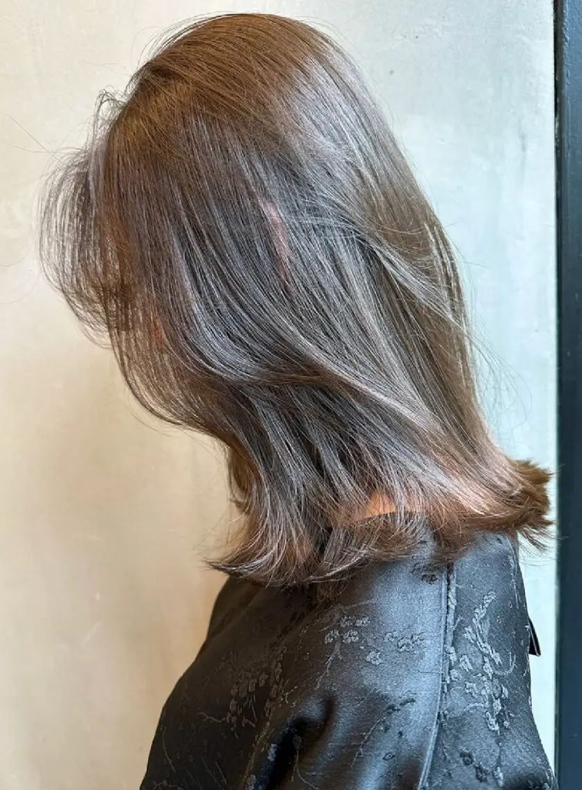 セミロング 〇21時〜カット専門 河野　恭太のヘアスタイル