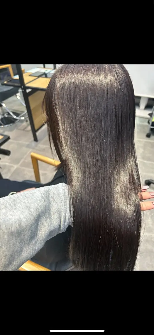 ロング カラー ヘアカラー トリートメント newi梅田🫧韓国 ヘア🫧sakiのヘアスタイル