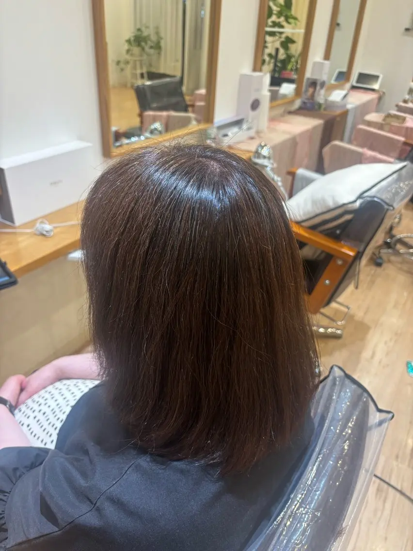 ミディアム カラー すなが/ハイライト モデル募集中のヘアスタイル