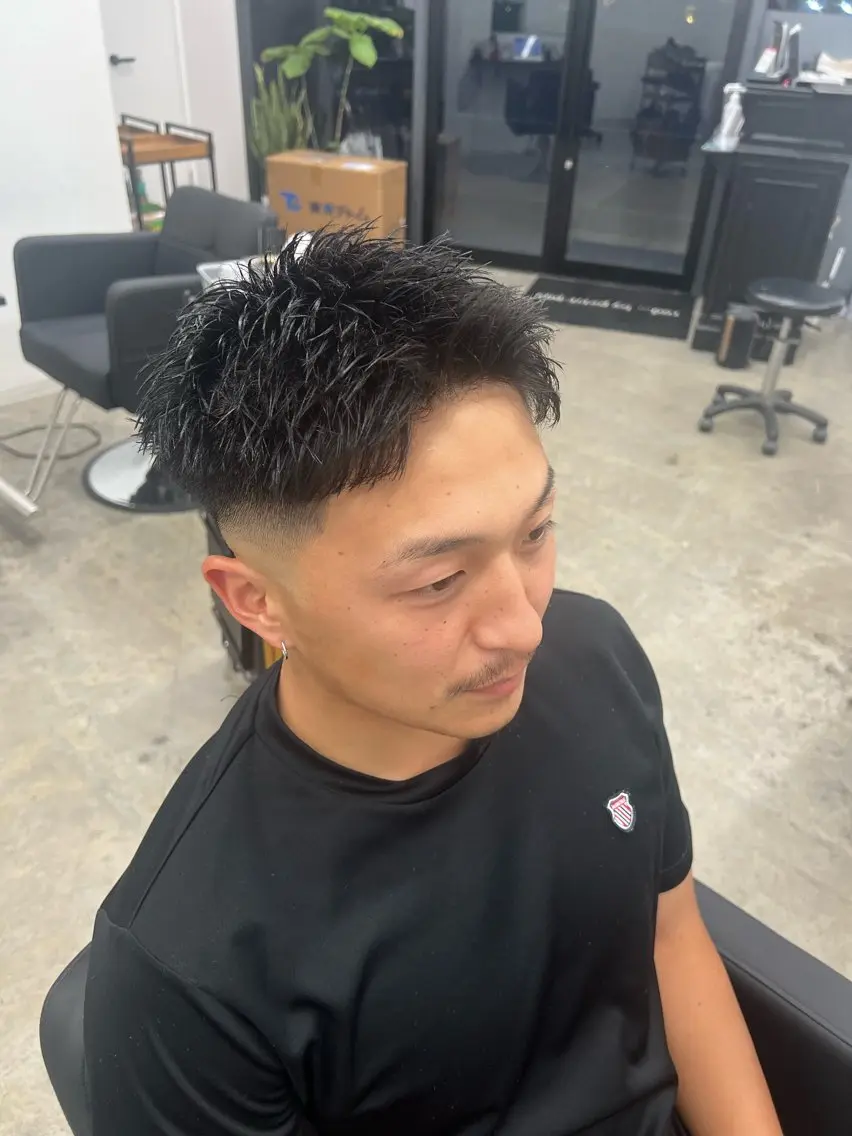 ショート メンズ フェードカット カット メンズ特化美容師 井上大輔のヘアスタイル
