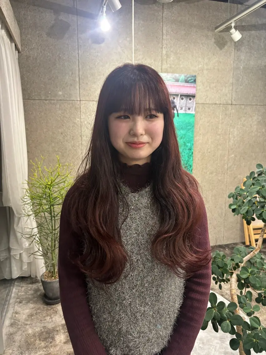 ロング ヘアカラー 【eim】小塚 玲奈のヘアスタイル