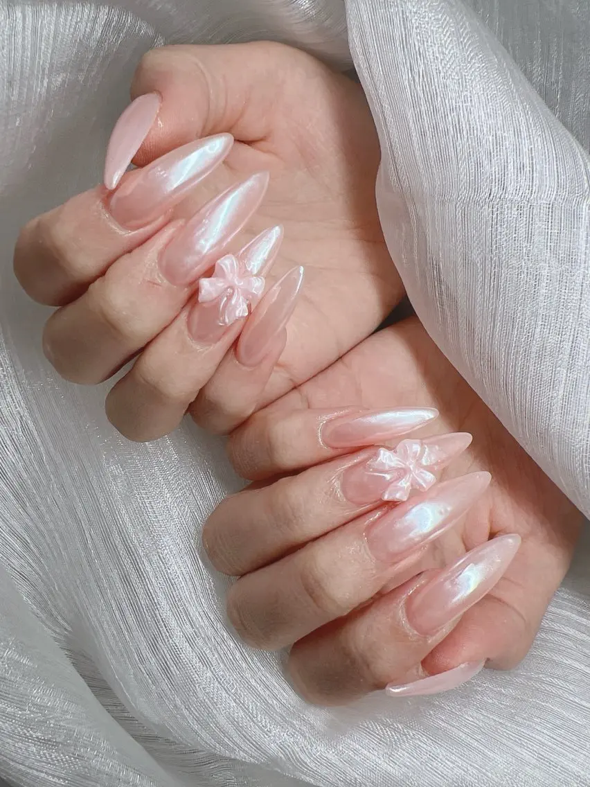 ネイル ハンドネイル Lee Nails チップ長さだし専門店のネイルデザイン