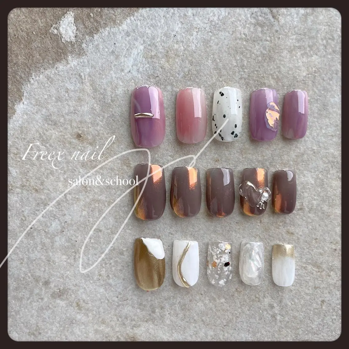 ネイル ハンドネイル ハンドケア freex nail /ニュアンス/個性派のネイルデザイン
