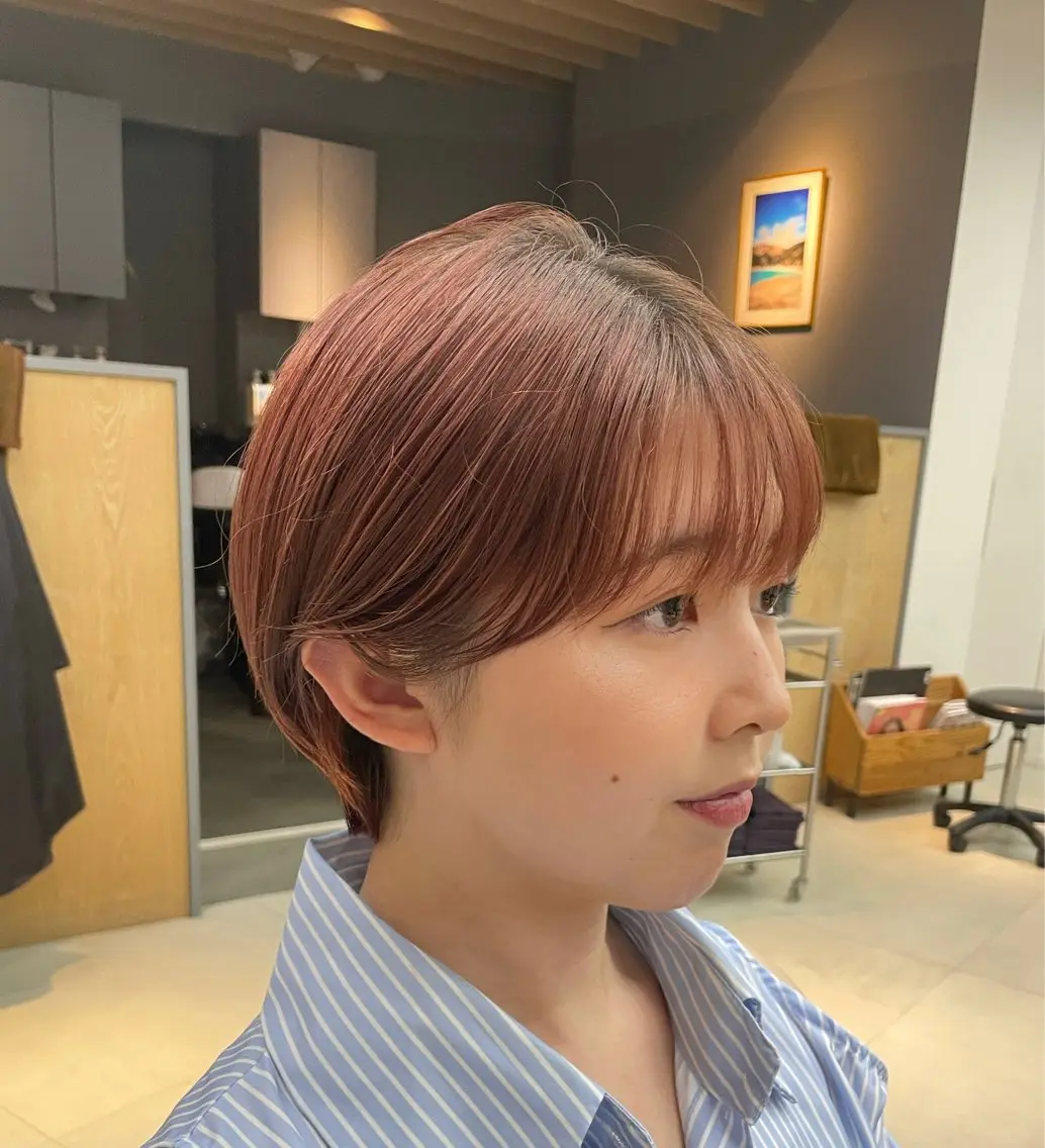 ショート 丸みショート ショートヘア ボブ/ショート /パーマ/shinのヘアスタイル