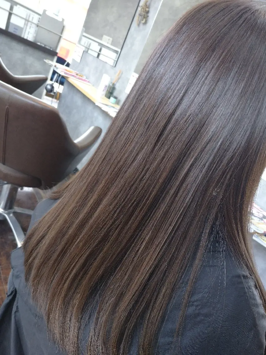 ロング カット ヘアカラー AN'TIA小作 noiのヘアスタイル
