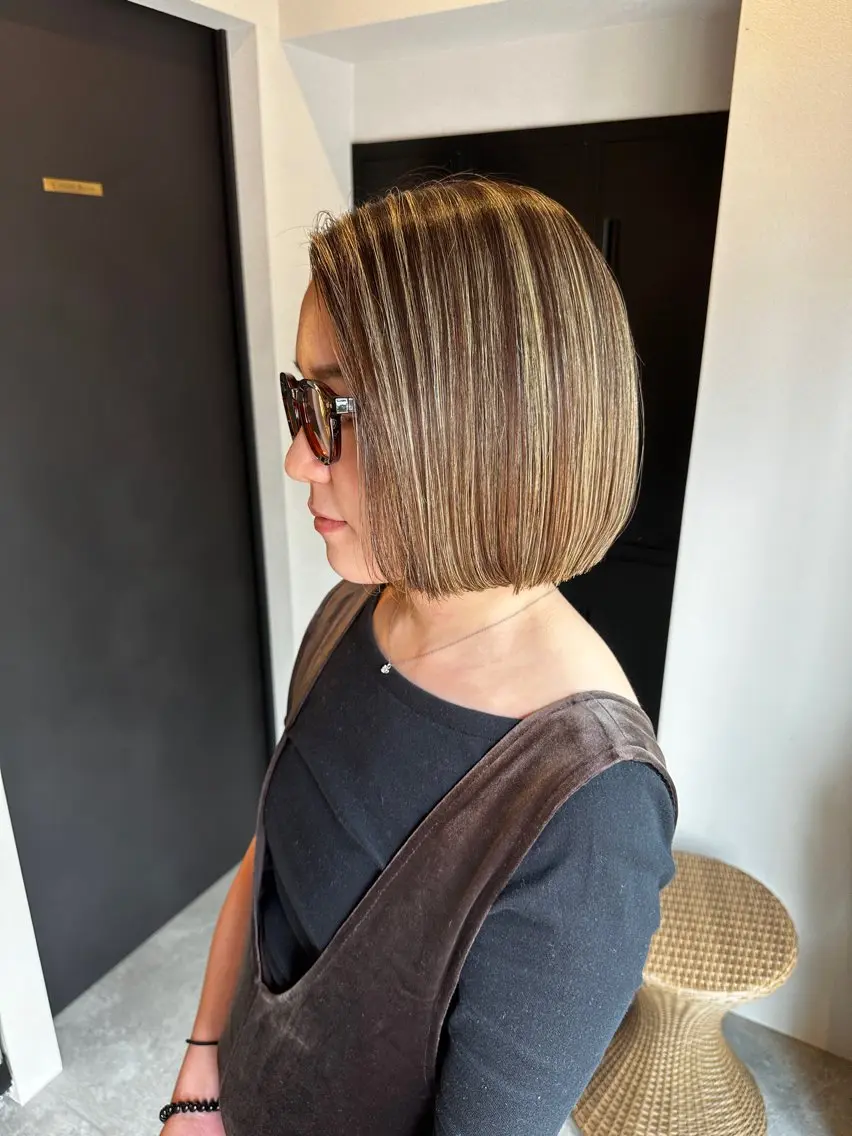 ショート カット ヘアカラー 服部 聖也のヘアスタイル