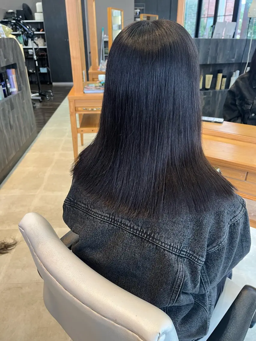 ミディアム パーマ 髪質改善 ストレートパーマ メンズ特化✨パーマス タイル大得意安田海斗のヘアスタイル