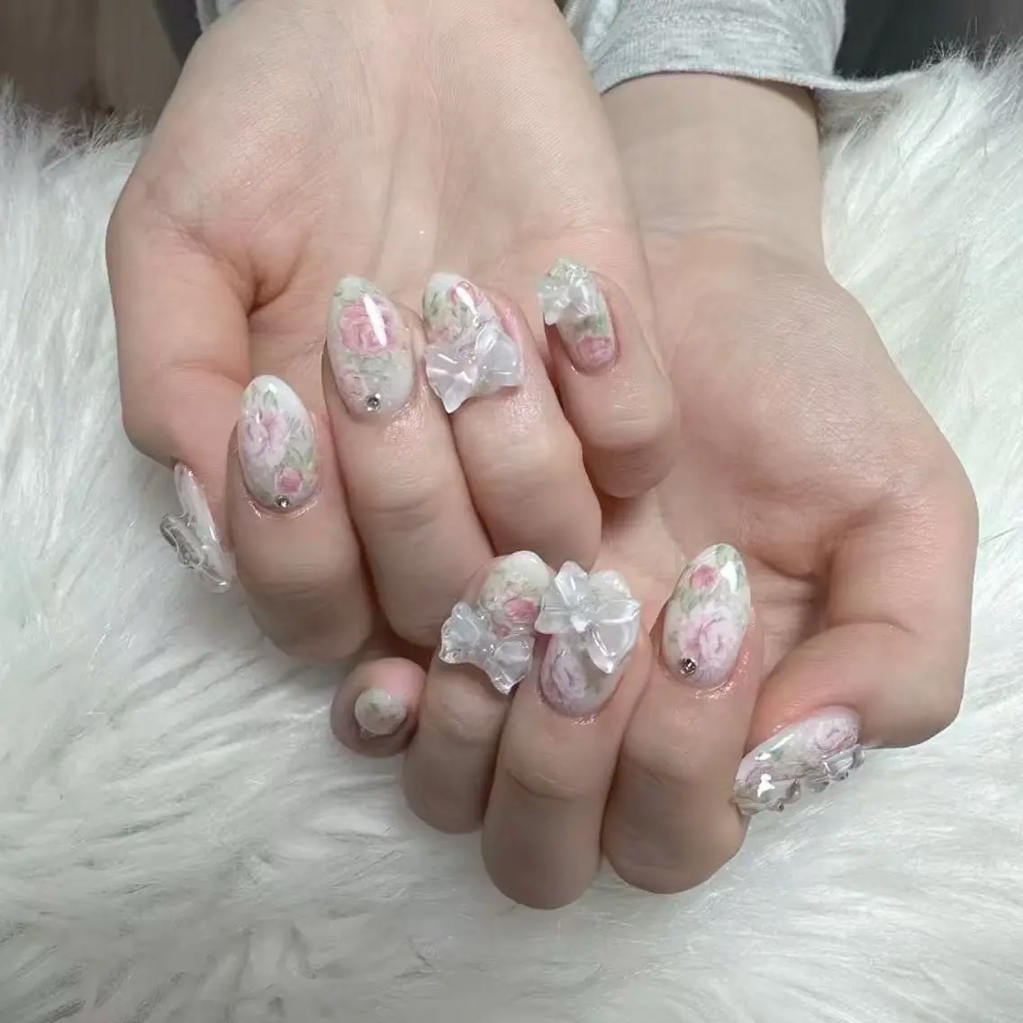 ネイル ハンドネイル 🧸yuki🍯 パラジェル取扱店🐝のネイルデザイン
