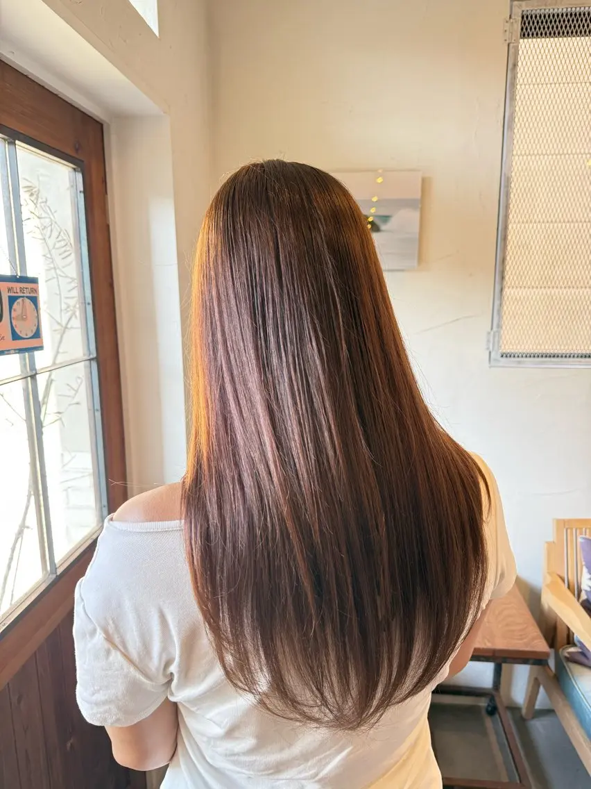 ロング カラー ヘアカラー 透明感カラー/入野/ Ayakaのヘアスタイル