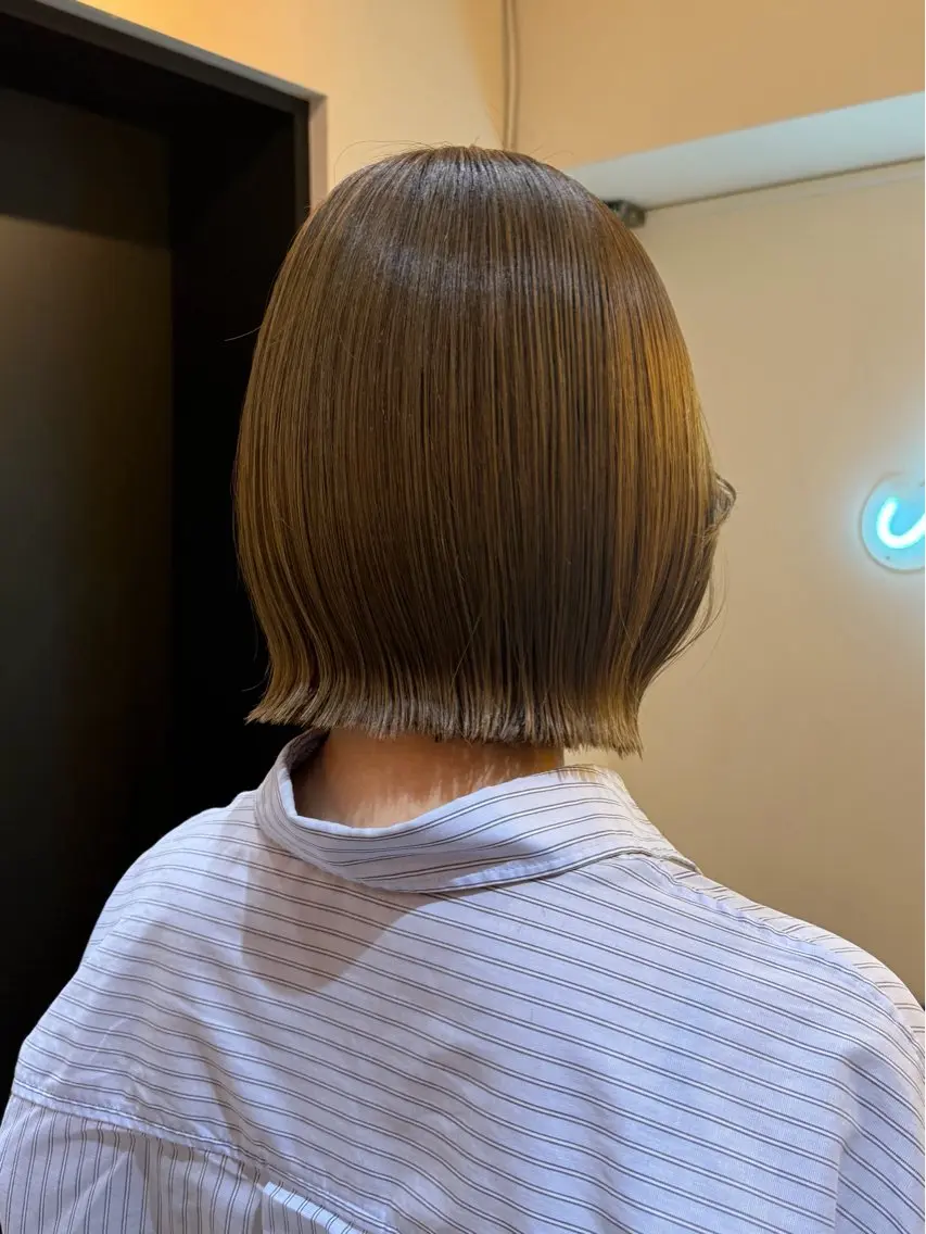 ミディアム カット トリートメント 🍒ボブカット/ moe🍒のヘアスタイル