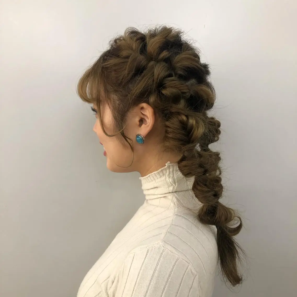 セミロング 池田 歩佳のヘアスタイル