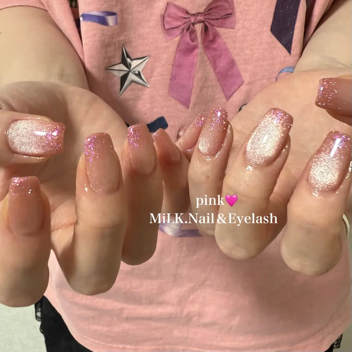 ネイル ハンドネイル MiLK. wakaのマツエク・マツパデザイン