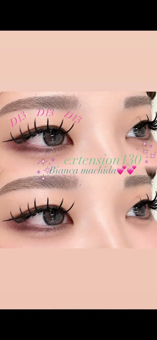 マツエク・マツパ Bianca ♫ Horinouchiのマツエク・マツパデザイン