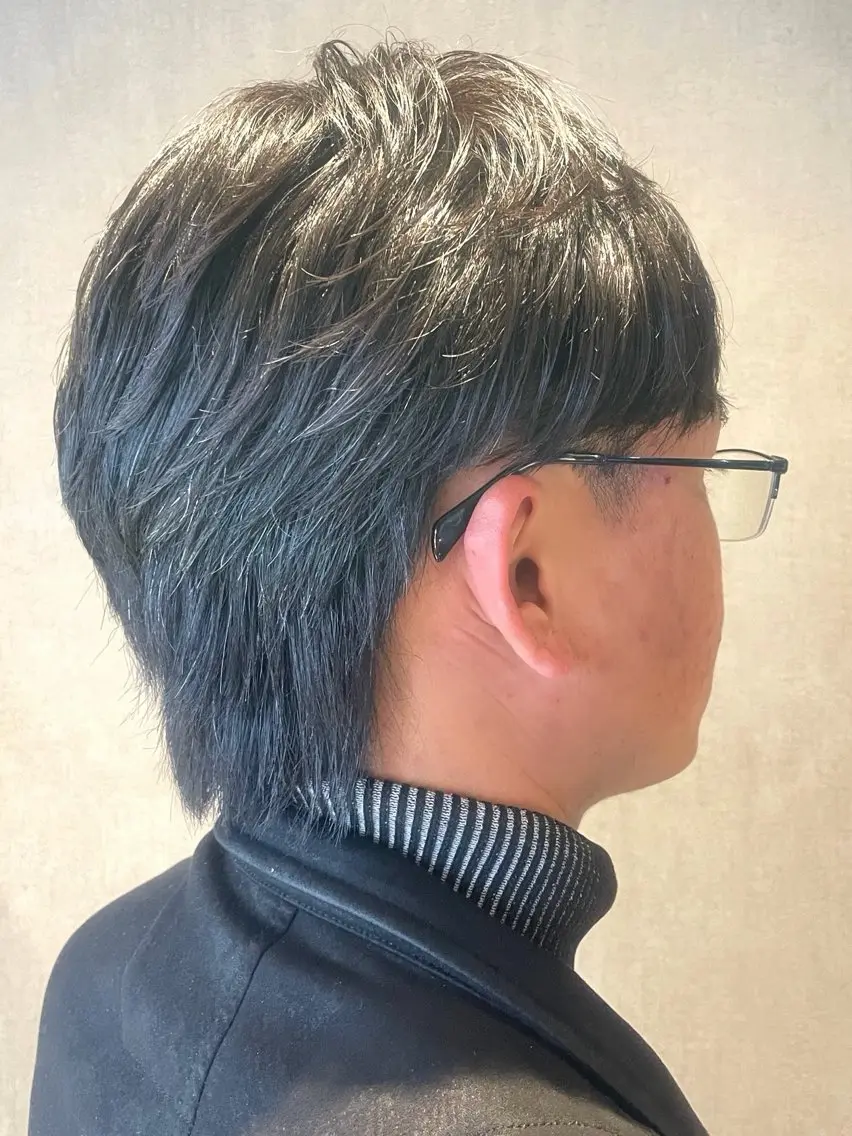 メンズ メンズ韓国風 韓国マッシュ マッシュウルフ マッシュ 刈り上げ Li'a【リア】 ANNAのヘアスタイル