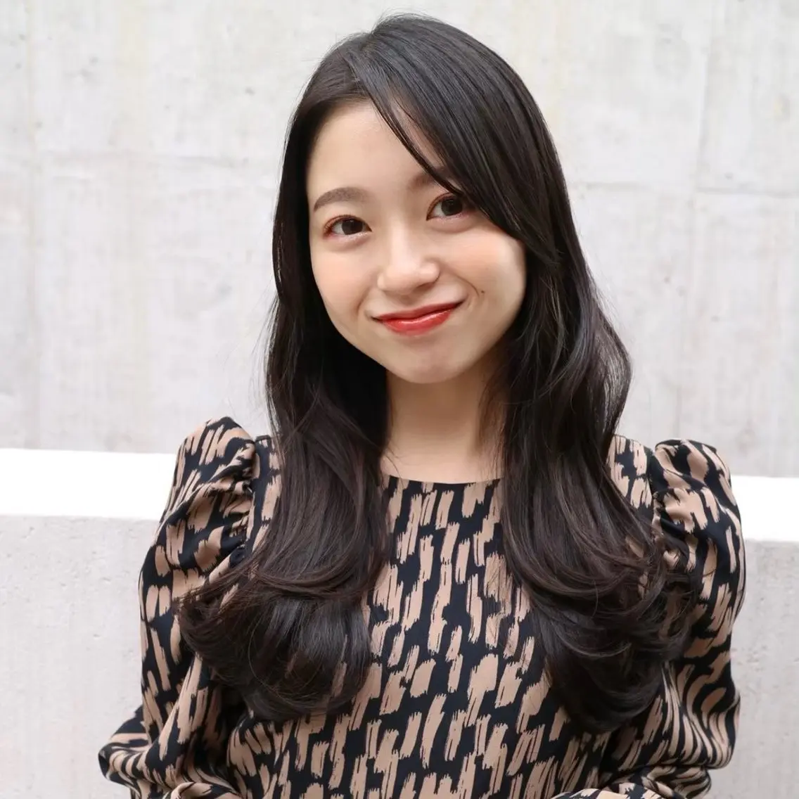 ロング カラー ショート/コテ巻き風 kanohaのヘアスタイル