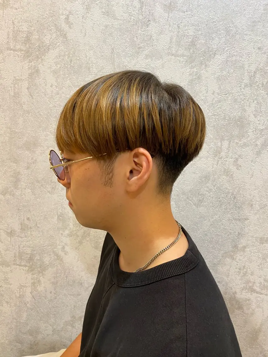 ショート メンズ マッシュ 刈り上げ ナツハラ サトシのヘアスタイル