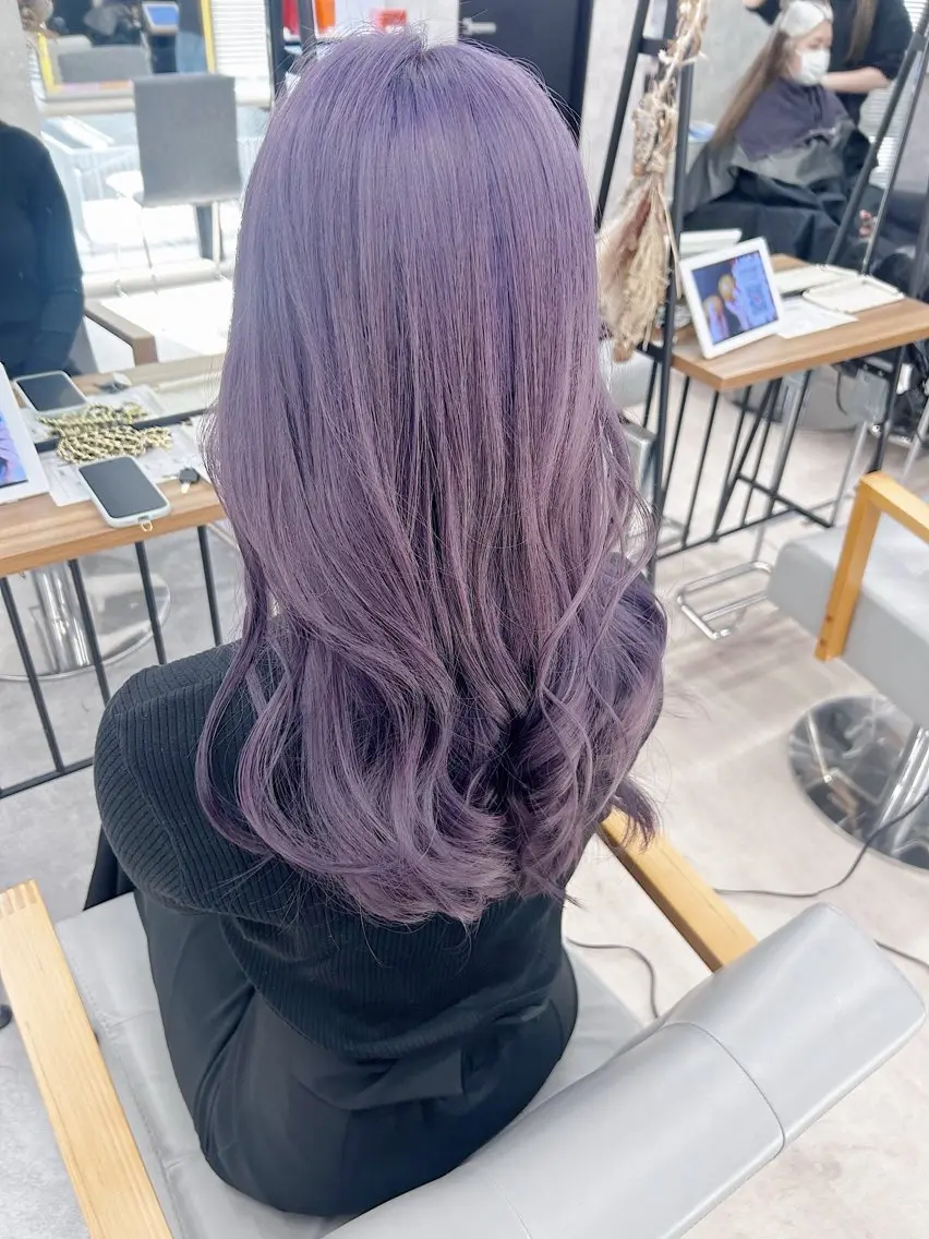 ミディアム カラー カット ヘアカラー トリートメント 💕ブリーチ/ヘアメ 🎀YUUKAのヘアスタイル