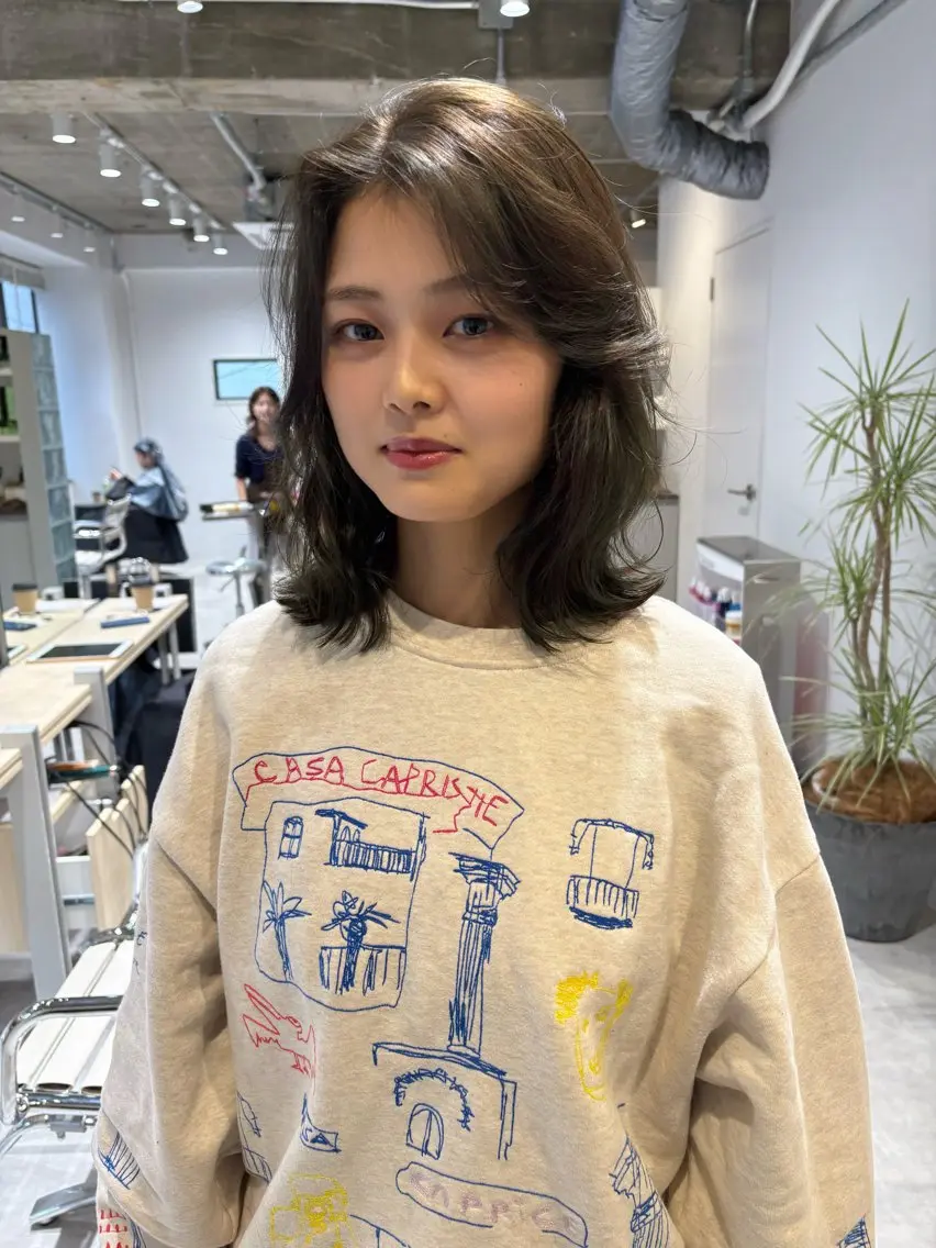 【🎀当日限定🎀】カット＋カラー＋3STEPトリートメント❄️学割/レイヤーカット/オージュア/名古屋の写真
