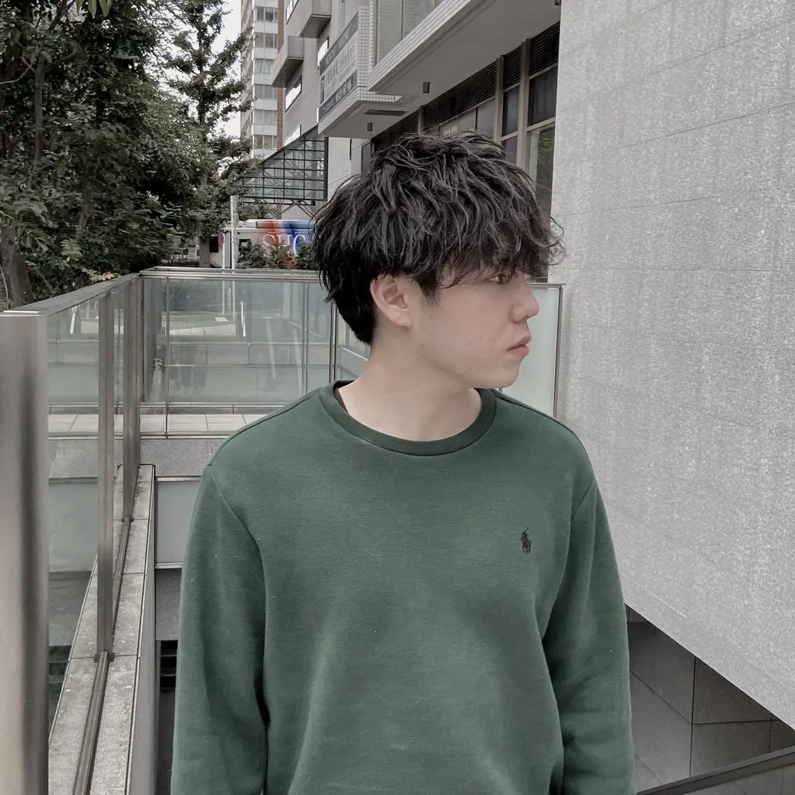 パーマ メンズ メンズ縮毛矯正 ♠️店長下平隼人のヘアスタイル