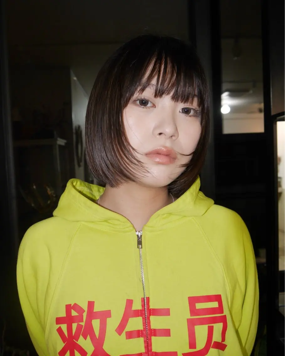 ミディアム カラー KUBO YURAのヘアスタイル
