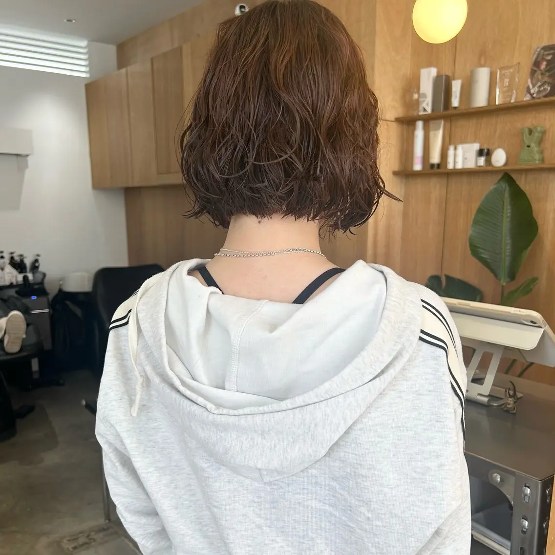 ショート パーマ カット パーマ トリートメント hina/パーマ /ニュアンスパーマのヘアスタイル