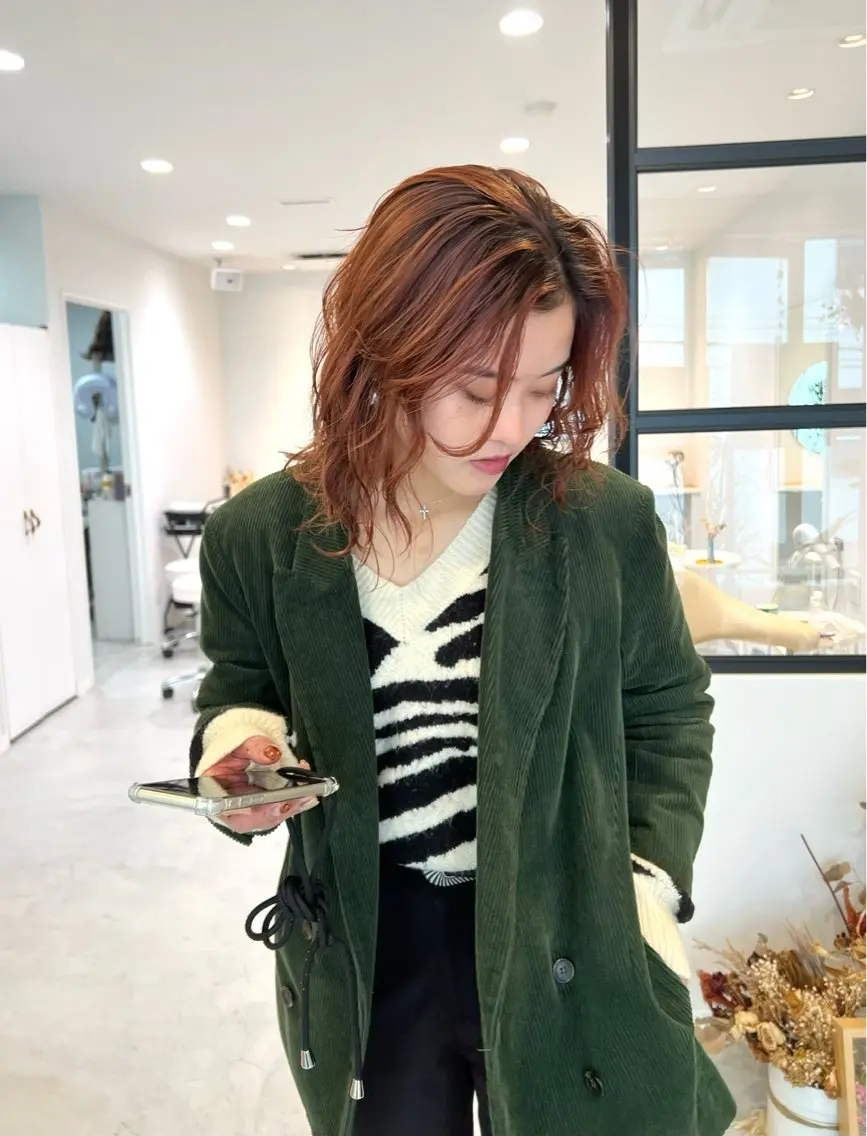 カラー 重松 丈博のヘアスタイル