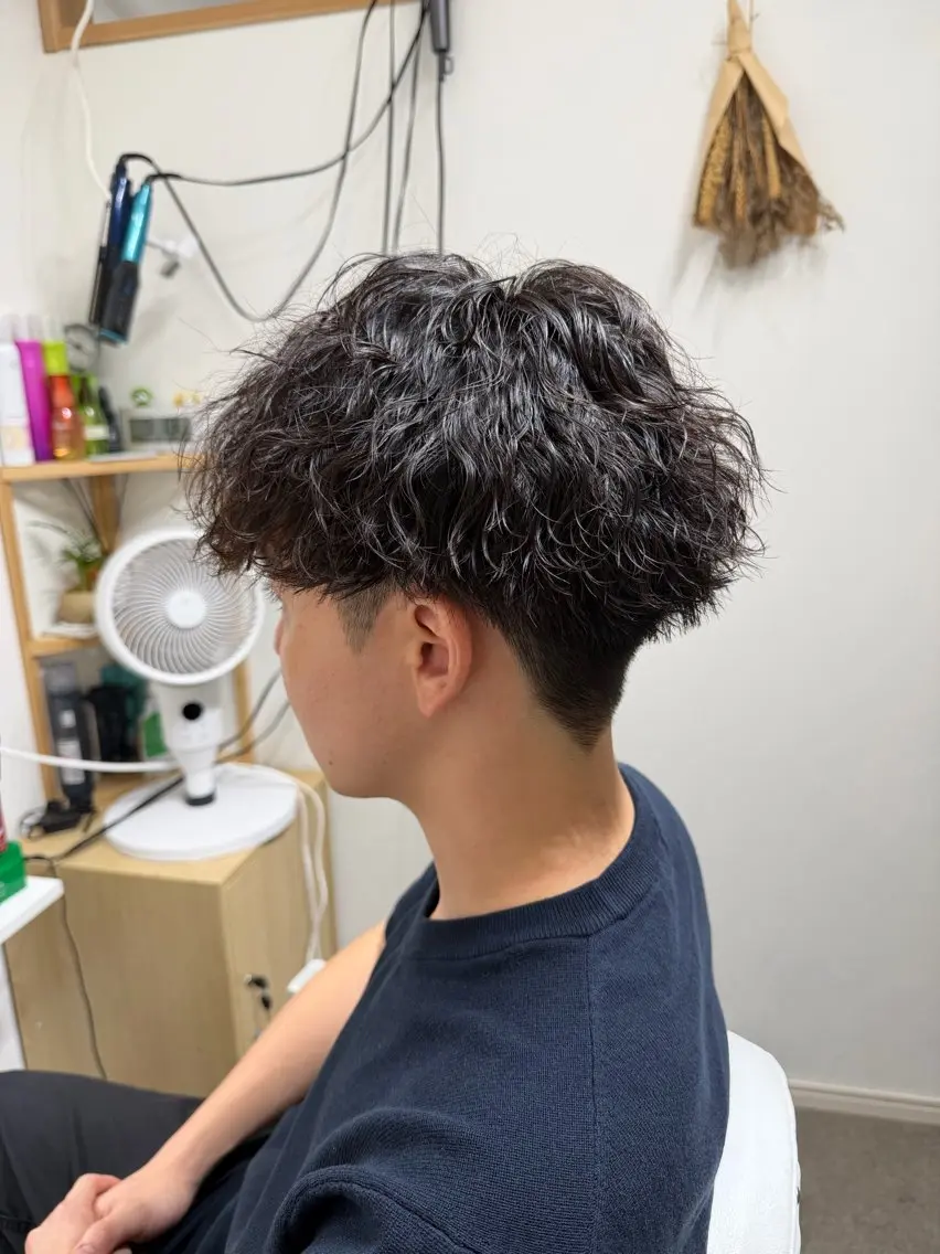 パーマ メンズ カット パーマ トリートメント メンズ&髪質改善 矯正【平山🔥拓哉】のヘアスタイル