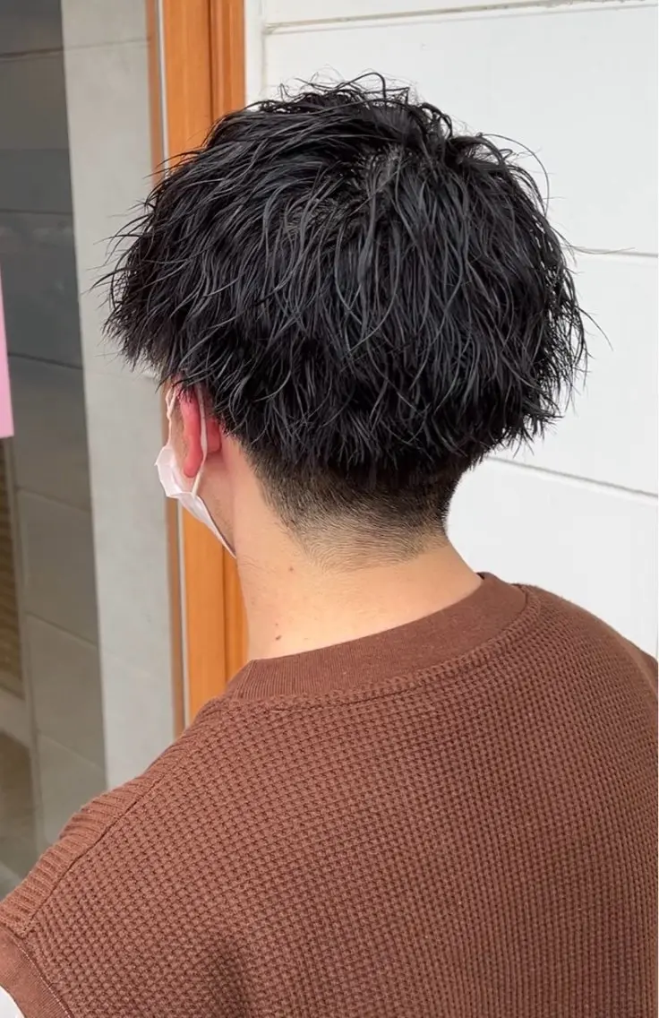 ショート パーマ 似合わせカット カット パーマ KENTO 【茨城1の縮毛矯正】のヘアスタイル