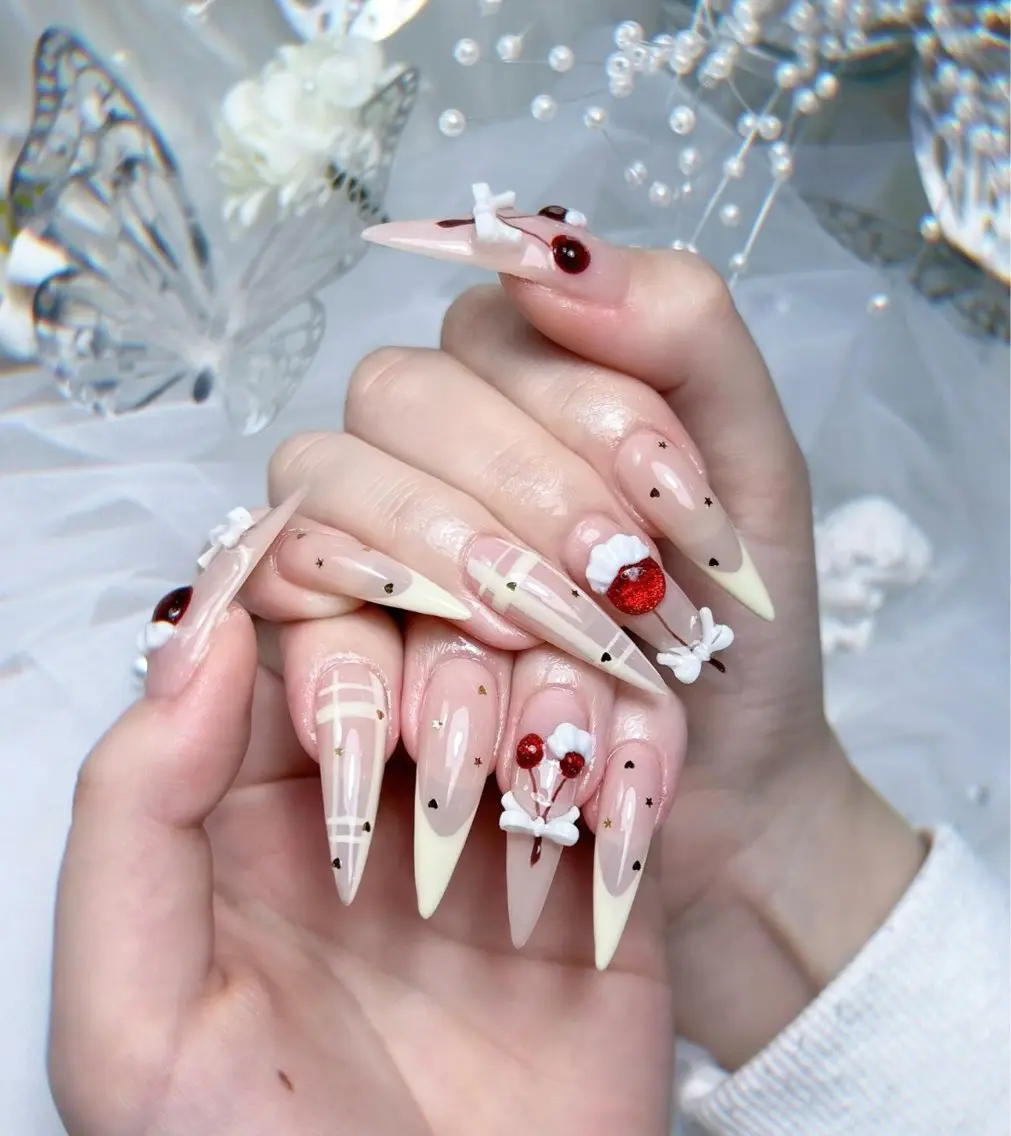 ネイル キラキラネイル マグネットネイル ぷっくりネイル 春ネイル ワンホンネイル ハンドネイル Candy Nailのネイルデザイン