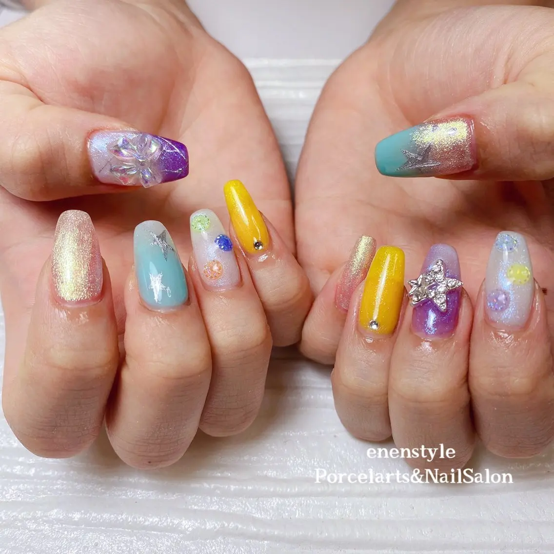 ネイル 🐾enen style 🐾のネイルデザイン