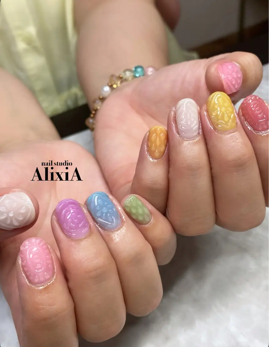 ネイル ハンドネイル AlixiA ゆみのネイルデザイン