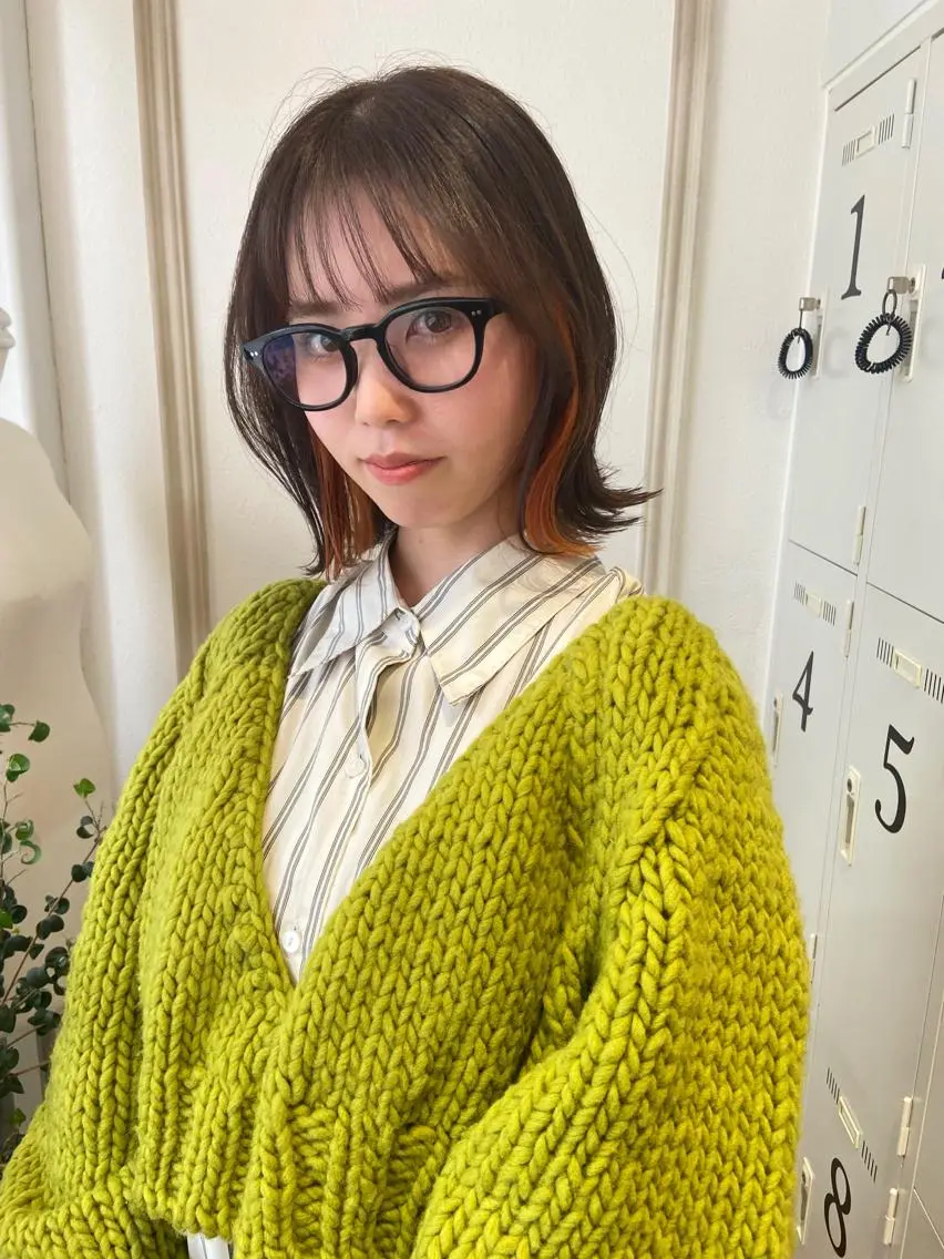 リピーター様🧡カット+全体カラー🍊の写真
