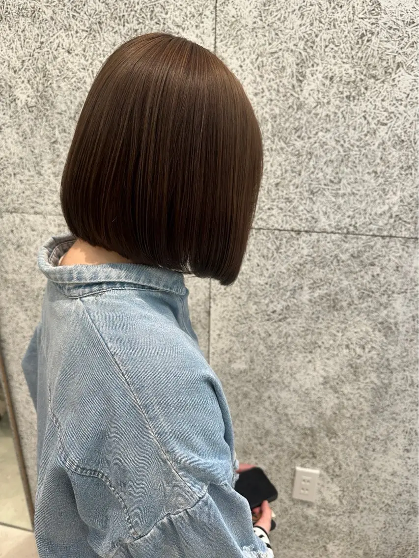 ミディアム カラー ハイライトカラー ハイライト TEMIL HAIR 愛莉のヘアスタイル