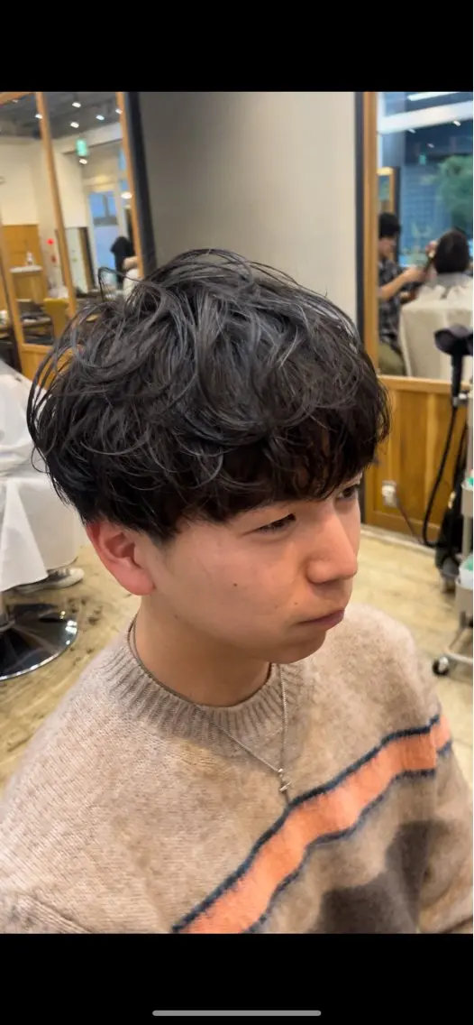 ショート パーマ 野田 尚Jr.スタイリストのヘアスタイル