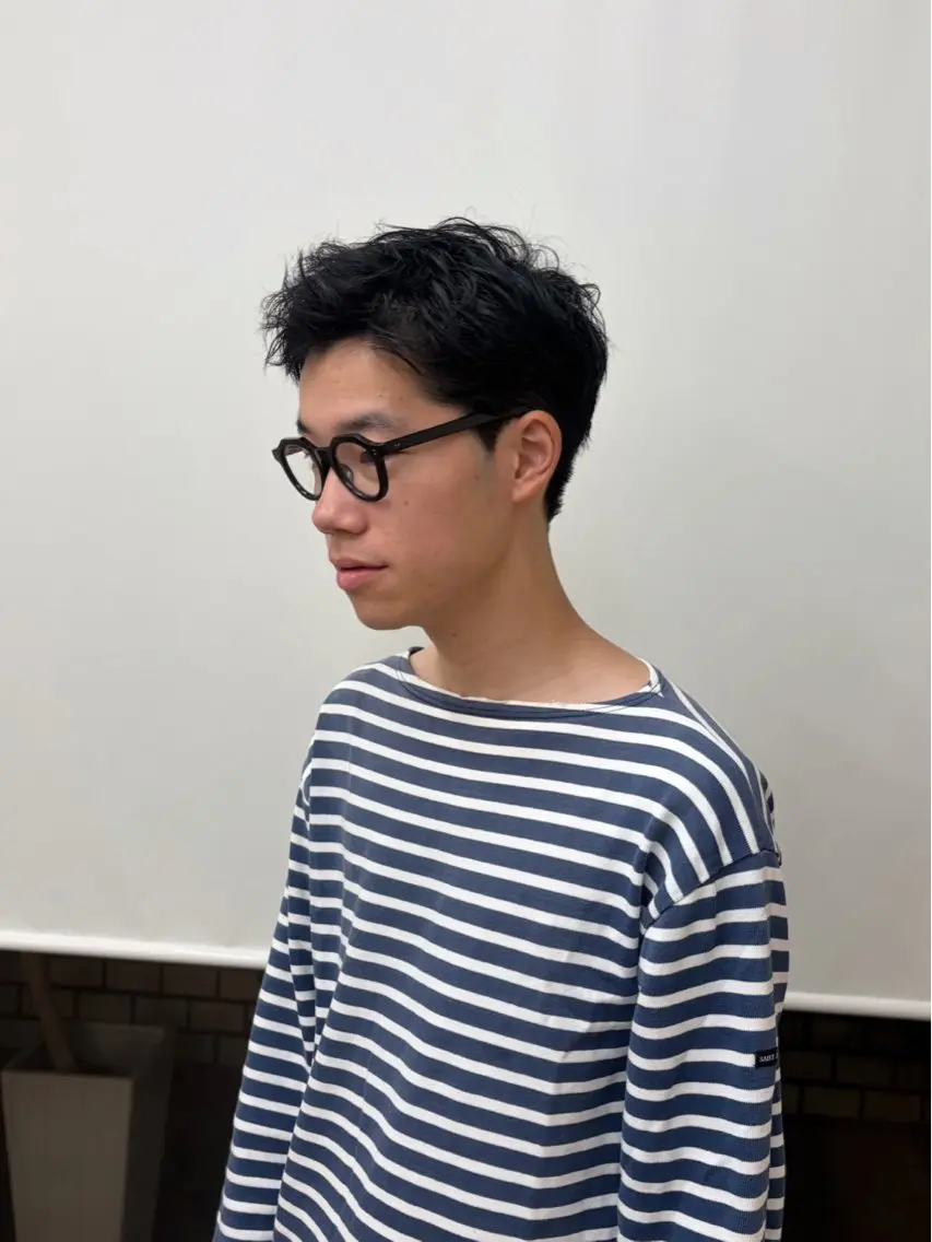 ショート メンズ カット 厩橋 崇のヘアスタイル