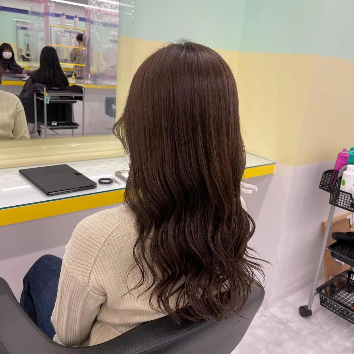 【🤍ミニモ2回目🤍限定】うる艶💕ヘアカラー💕➕🍀髪質改善🍀トリートメント💗の写真