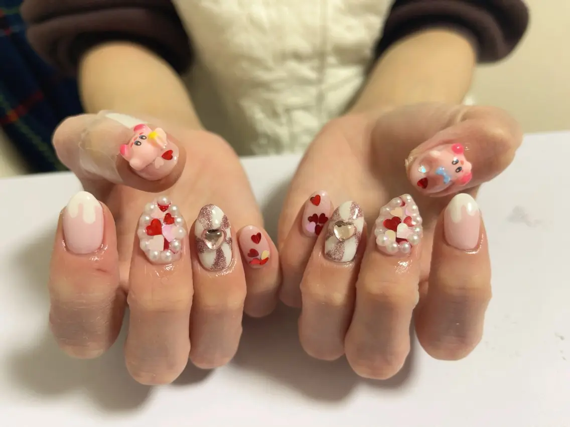 ネイル フットネイル 松永 いぶきのネイルデザイン