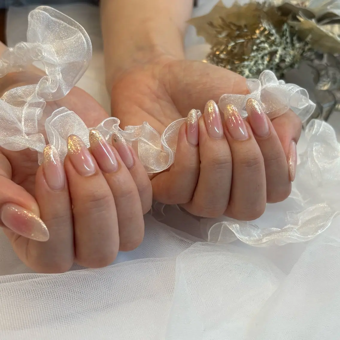 チークネイル💅マグネットorラメ付き✨オフありの写真