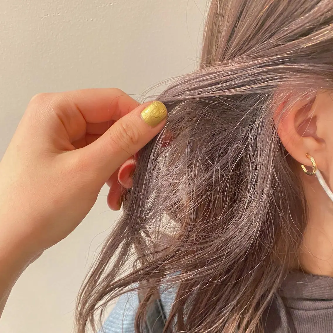 ミディアム カラー ヘアカラー トリートメント 艶カラー⁑ナチュラル ⁑中屋恵美🍃のヘアスタイル