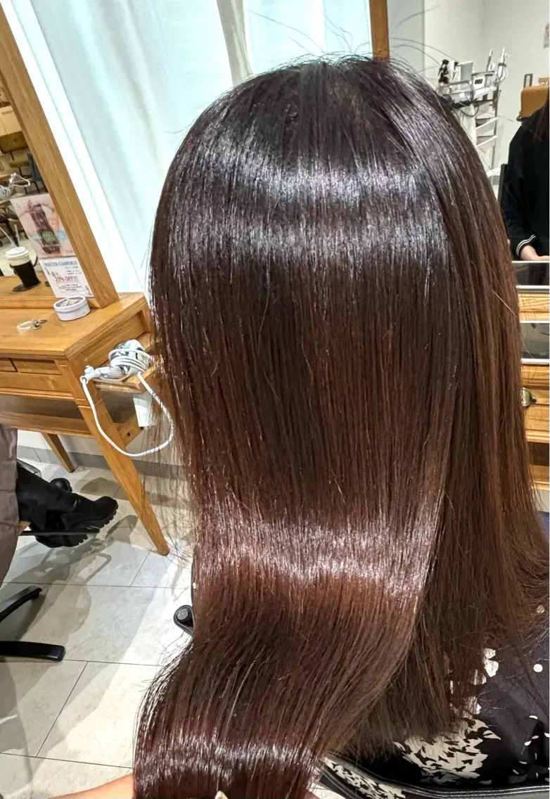 平日限定🌿カット+白髪染めカラー+ライトケアトリートメント+脳呼吸スパ(20分)💆¥9900の写真