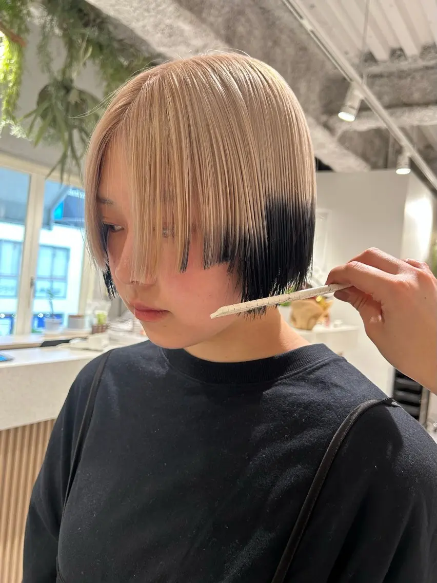 ミディアム ボブ カット hair&eye🎀 /momoKaのヘアスタイル